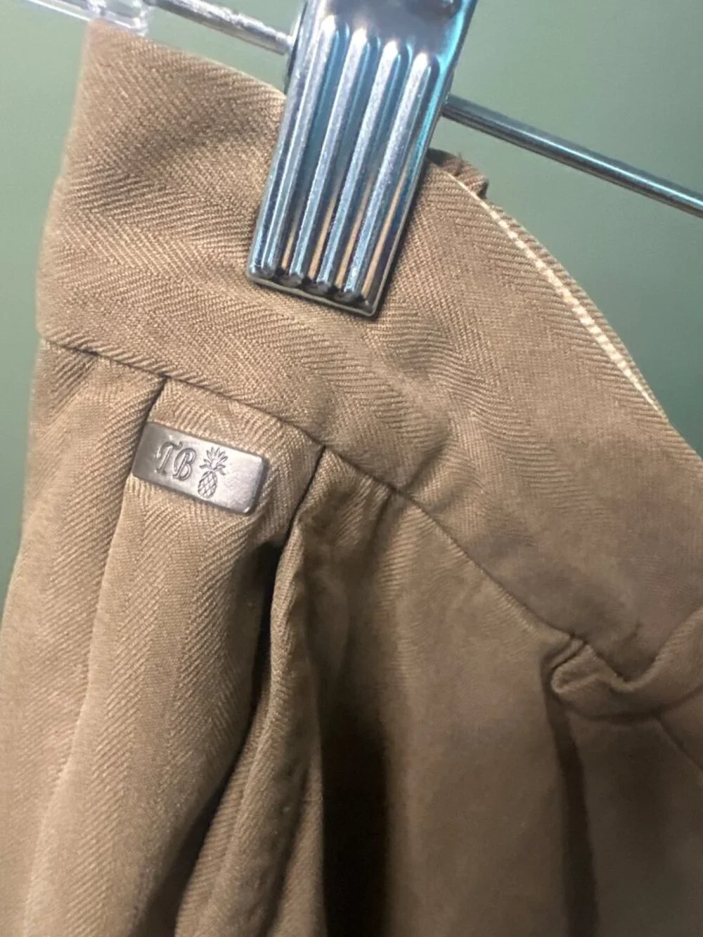 Tommy Bahama Men’s 100% Silk Pants Size 33 Tan Brown preppy old money luxury